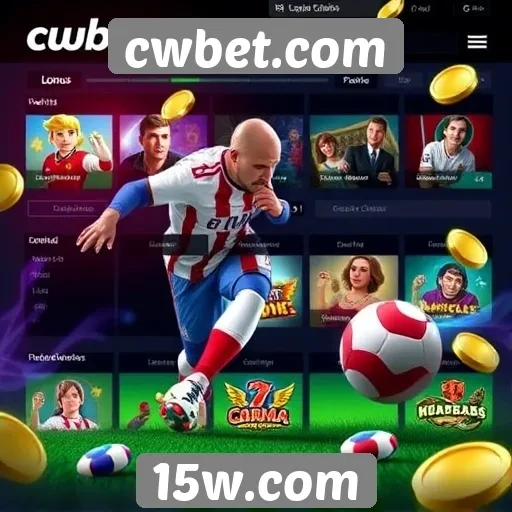 Variedade de jogos disponíveis no cwbet.com